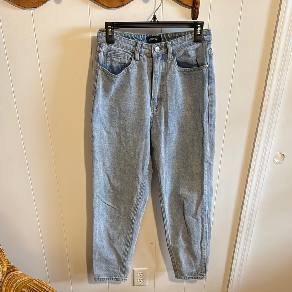 Nasty Gal High Rise Mom Jeans
